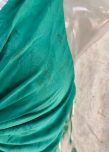 Teal Ruched Halter Neck Top