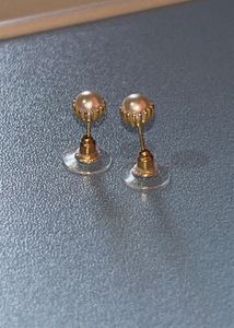 Elegant Pearl Stud Earrings