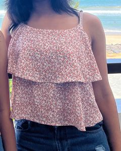 Floral Print Cami Top