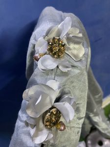 3D floral fur suit with beautiful dupatta