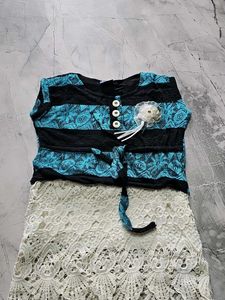 Bohemian Lace Kurta Set