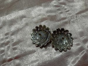 Oxidised Silver Floral Ring &amp; Earrings Combo 💍✨