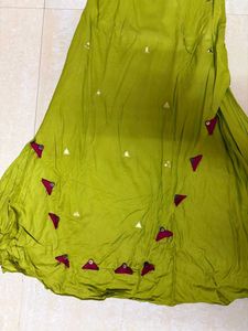 Beautiful Lime Green Anarkali Gown