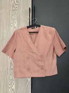 Checkered Crop Top