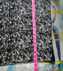 Stylish Black &amp; White Printed Nehru Jacket