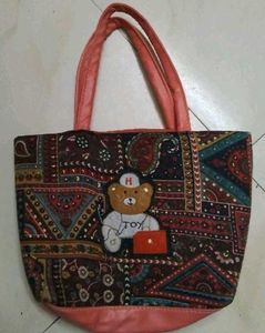 Cute Teddy Bear Tote Bag