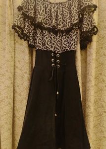 Chic Black & White Dress