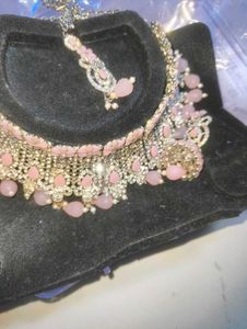 Stunning Kundan &amp; daimond Pearl Choker Set