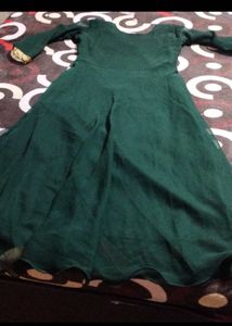 Elegant Emerald Green frock Set