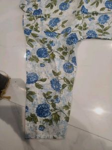 Floral Print Kurta with Pants size (S,xxl)