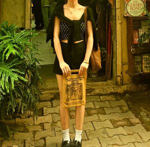 Chic Black &amp; White Polka Dot Tube Top