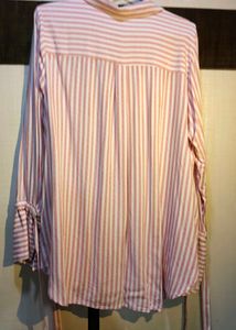 Imported bow Striped Shirt