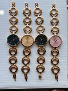 Elegant Rose Gold Chain Watches