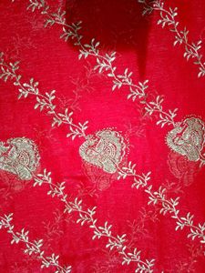bridal red saree