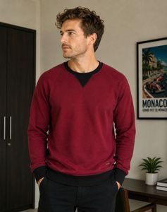 Mast & Harbour Men's Burgundy Sweatshirt