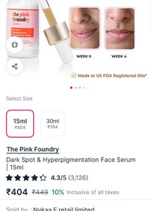 The Pink Foundry Dark Spot Serum 15 ml