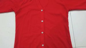 Classic Red Shirt for Women