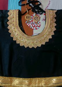 Anarkali Kurti And Dhoti Shalwar Set😳