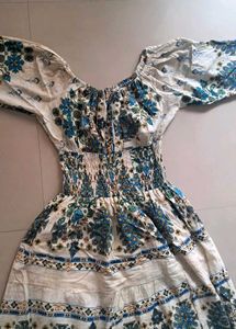 printed gown for everyday casuals