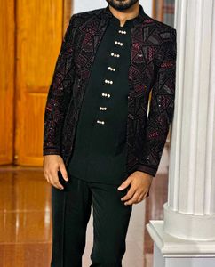 PREMIUM EMBROIDED PARTY WEAR SUIT FOR MEN