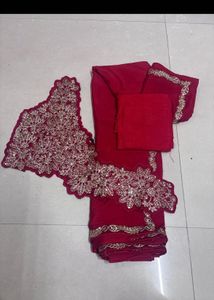 Elegant Red Ethnic Gown