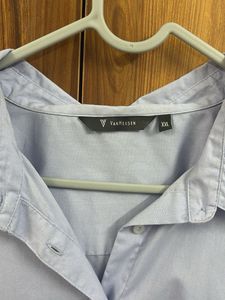 Classic Blue Button-Up Shirt
