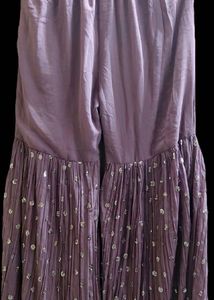 Embellished shararah Set with Palazzo Pants