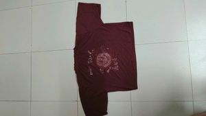 Maroon Graphic T-Shirt