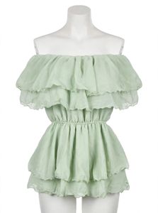Boho Ruffle Off-Shoulder Top