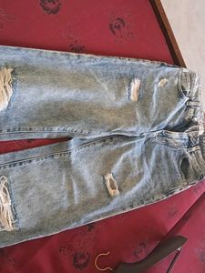 Ripped Denim Pants