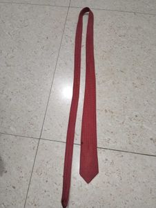 Classic Red Patterned Tie