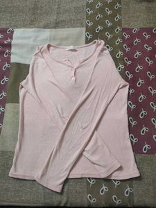 Pink Long Sleeve Top