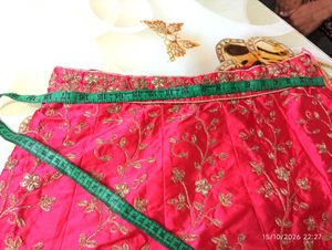 Stunning Pink Embroidered Lehenga
