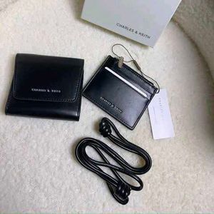 Charles &amp; Keith Irie small wallet features a clean