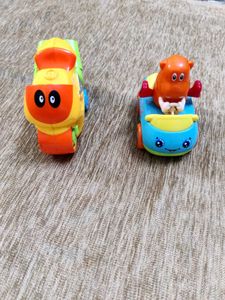 Vibrant Toy Motorcycle and Car Set