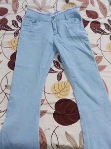 Light Blue Flare Jeans