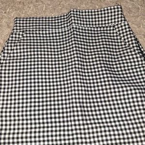 Classic Gingham Mini Skirt