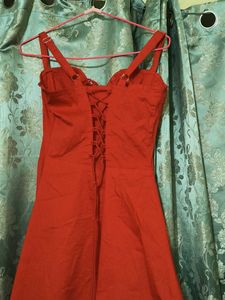 Red dress