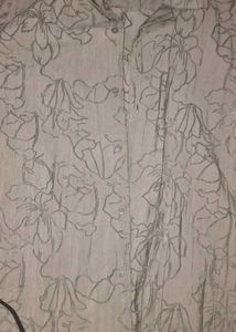 hibiscus design shirt for layering