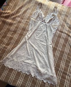 White sheer Dress
