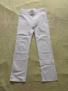 White Colored Women's Pants - Set of 2