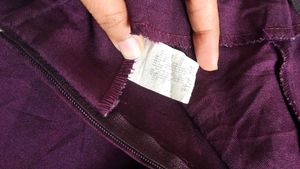 Chic Purple A-Line Skirt