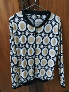 Patterned Zip-Up Jacket
