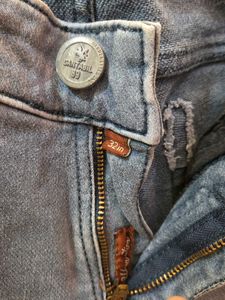 Cantabil Stylish Grey Denim Jeans