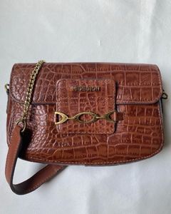 HIDE SIGN Brown Crossbody Bag