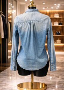 Denim Button-Down Shirt