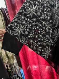 Black kaftan abaya (burqa)
