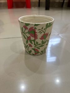 Vintage Floral Ceramic Cup