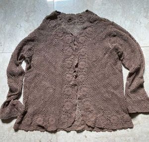 Boho Crochet Cardigan