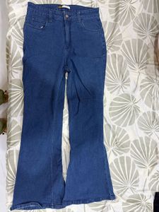 Flared Denim Jeans